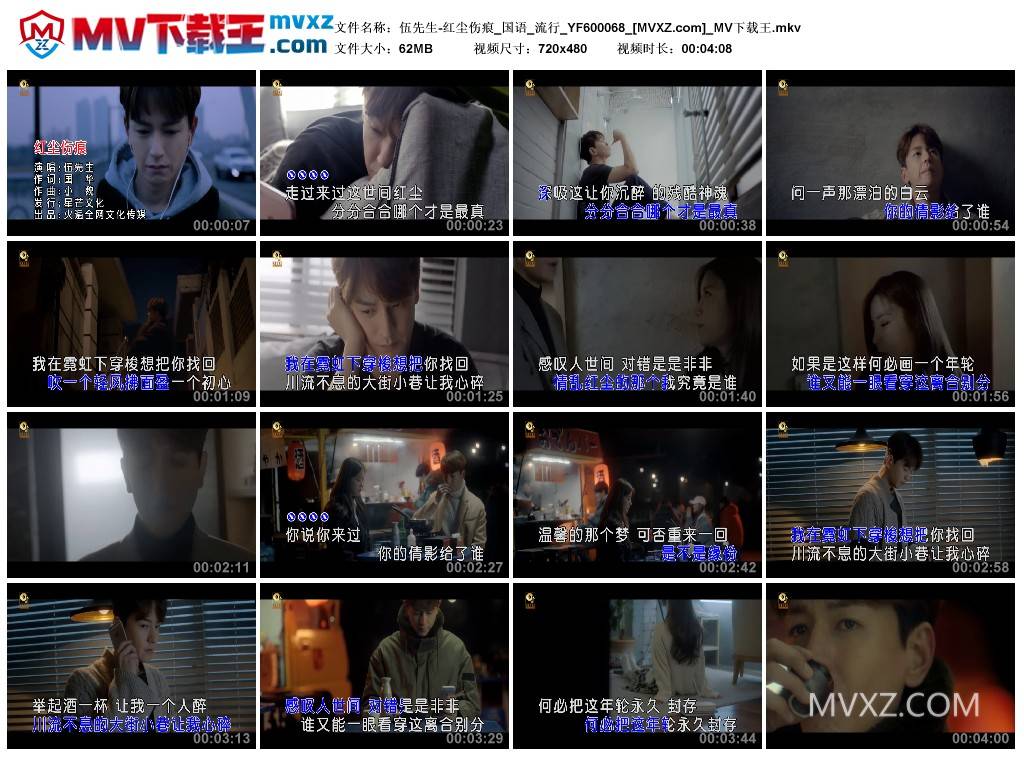 伍先生-红尘伤痕_国语_流行_YF600068